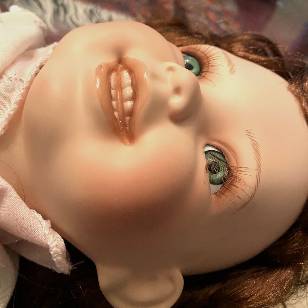 Collectible Female Redhead Doll